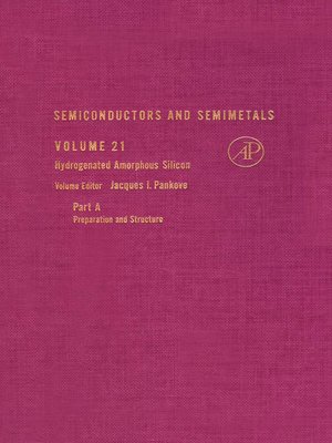 cover image of Semiconductors and Semimetals